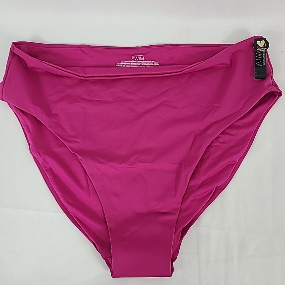 NWT Victorias Secret Pink High Waist Full Coverage Swim Bikini Bottom Sz XXL